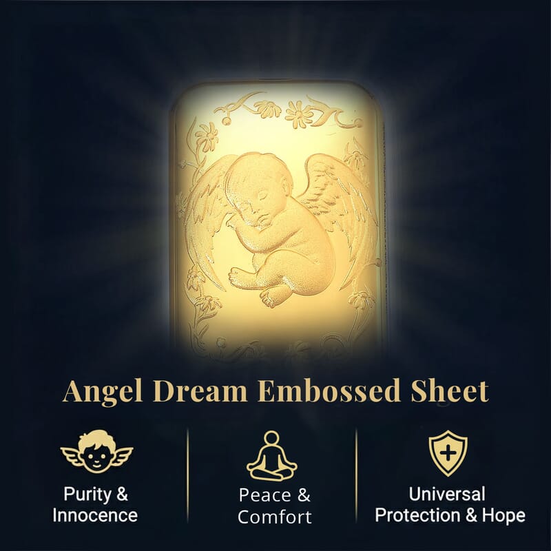 Angel Dreams 24k Gold Embossed Sheet 10mg