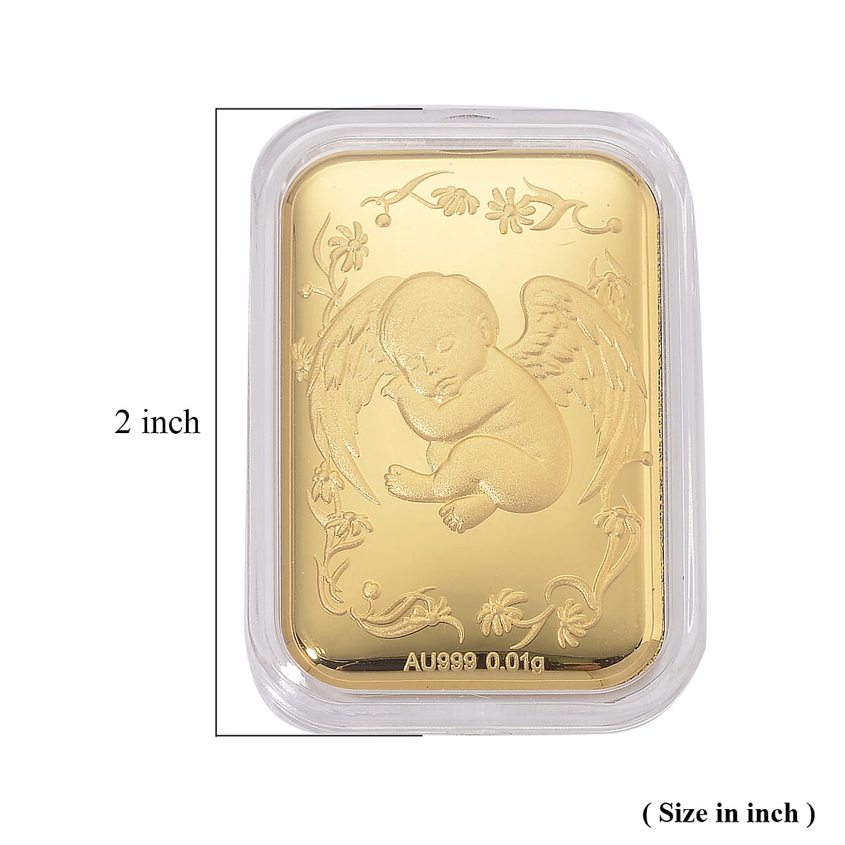 24K Yellow Gold Angel Dreams Emboss Sheet 10mg image number 4