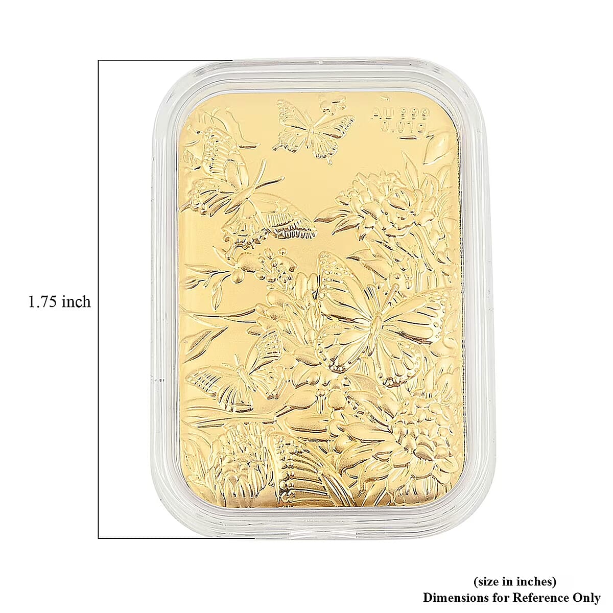  24K  Gold Butterfly Family with Rose Embossed Sheet 10mg (Del. in 10-12 Days) image number 5