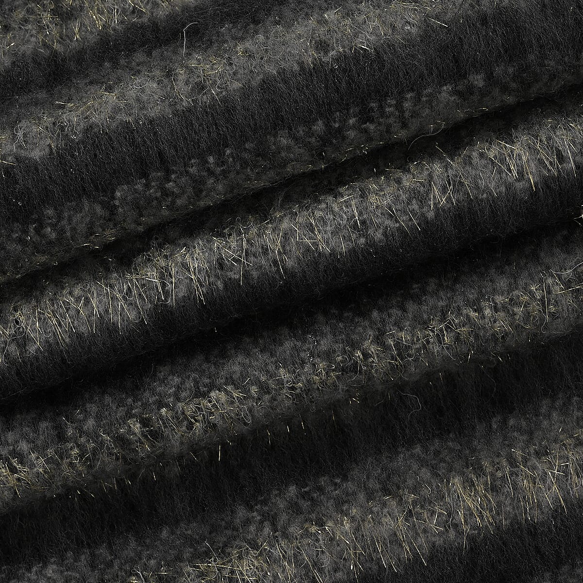 Tamsy Black Scarf with Crystal Embellishment (15.7"×82.67") image number 4