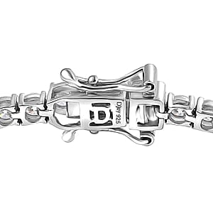 D'Joy Moissanite 5.35 ctw HOPE Bracelet in 14K YG and Rhodium Over Sterling Silver (7.25 In)