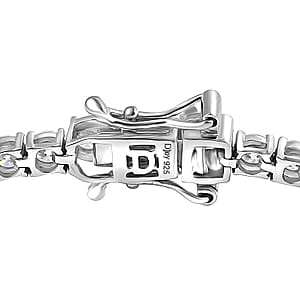 D'Joy Moissanite 5.40 ctw TRUST Bracelet in 14K YG and Rhodium Over Sterling Silver (7.25 In)