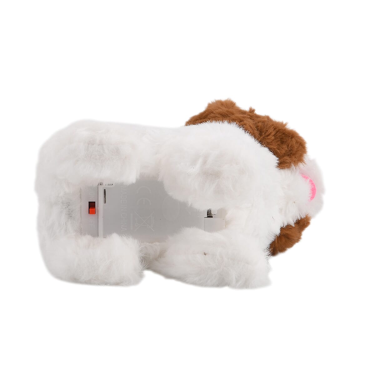 Livmore Brown and White Walking Plush Cat Toy (2xAA Battery Not Included) image number 5