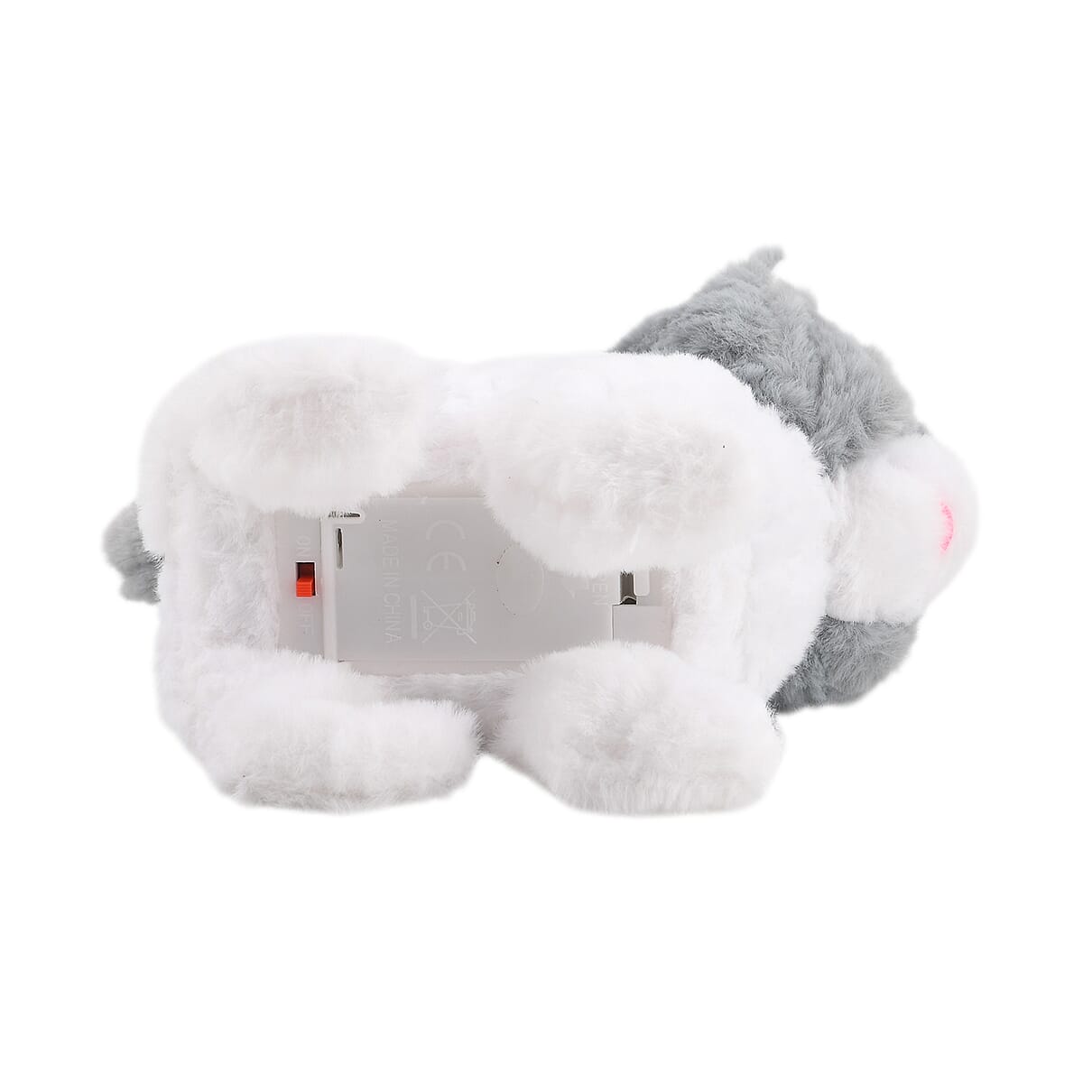 Livmore Gray and White Walking Plush Cat Toy (2xAA Battery Not Included) image number 5