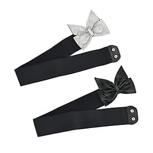 Tamsy Silver Extendable Belt with Resin Crystal