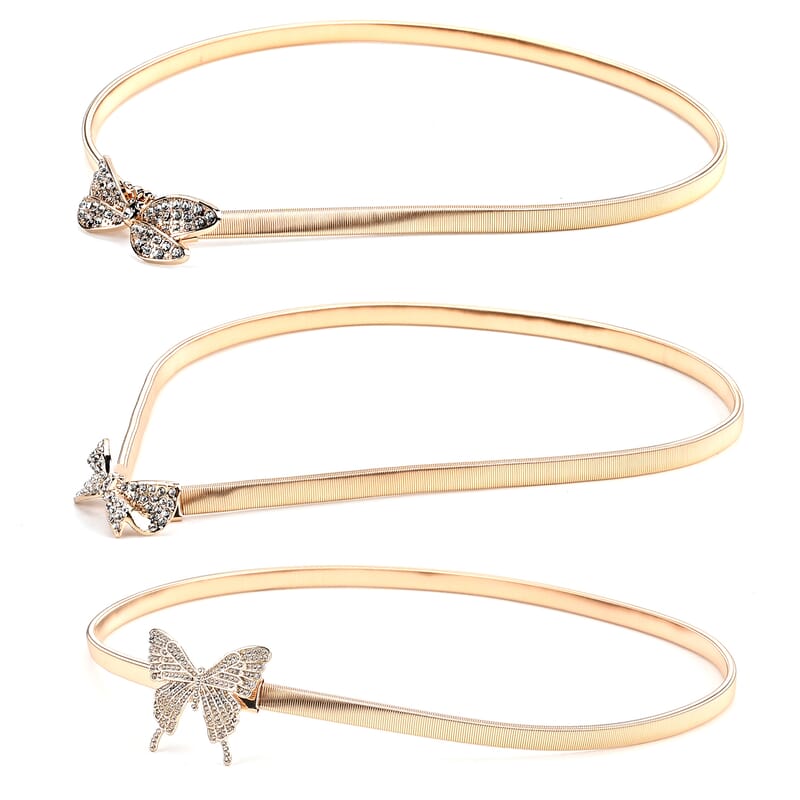 La Marey Golden Heart Set of 3 Belt