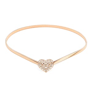 Tamsy Set of 2 Heart Shape Charm Belt - Gold