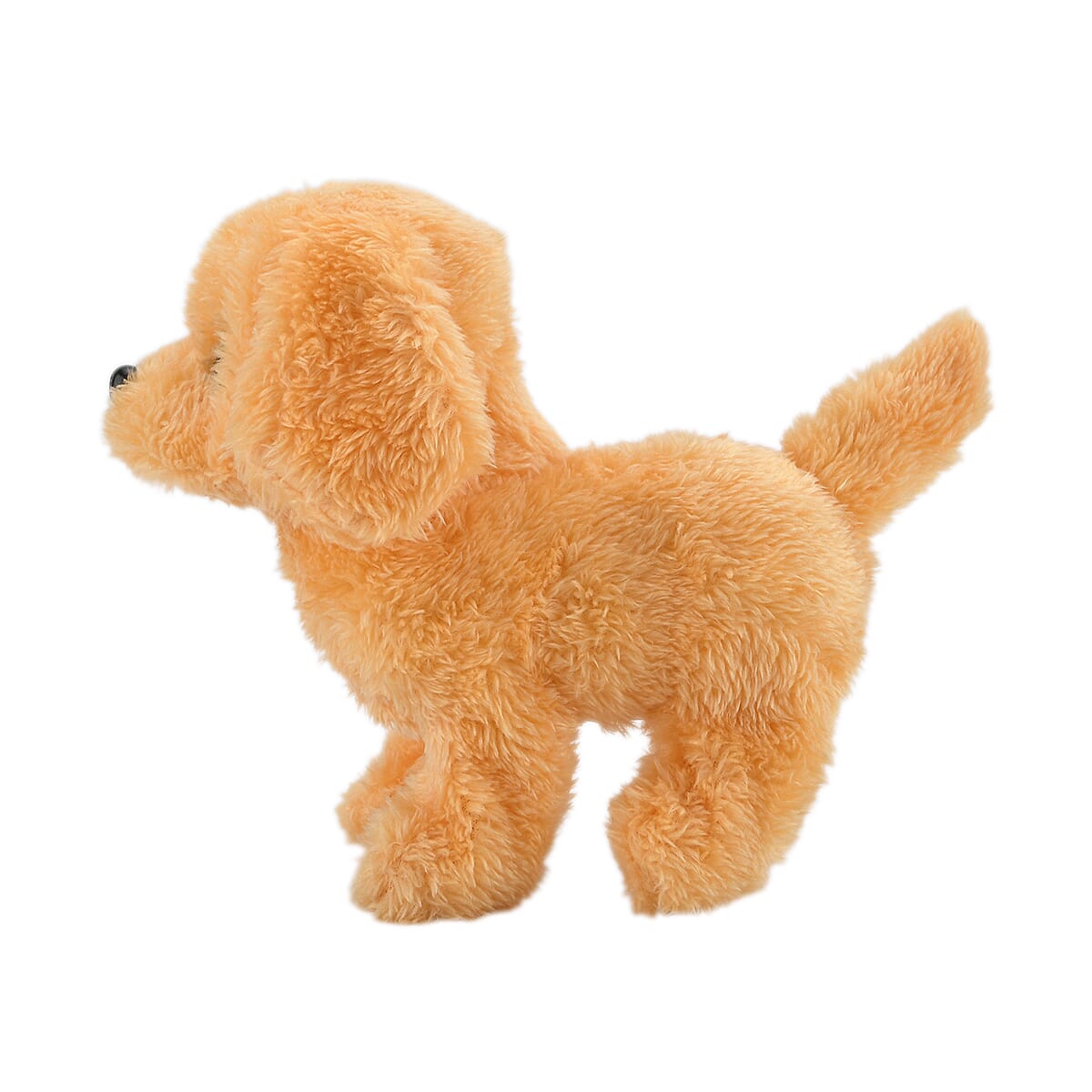 Livmore Yellow Walking Plush Dog Toy (2xAA Battery Not Included) image number 2