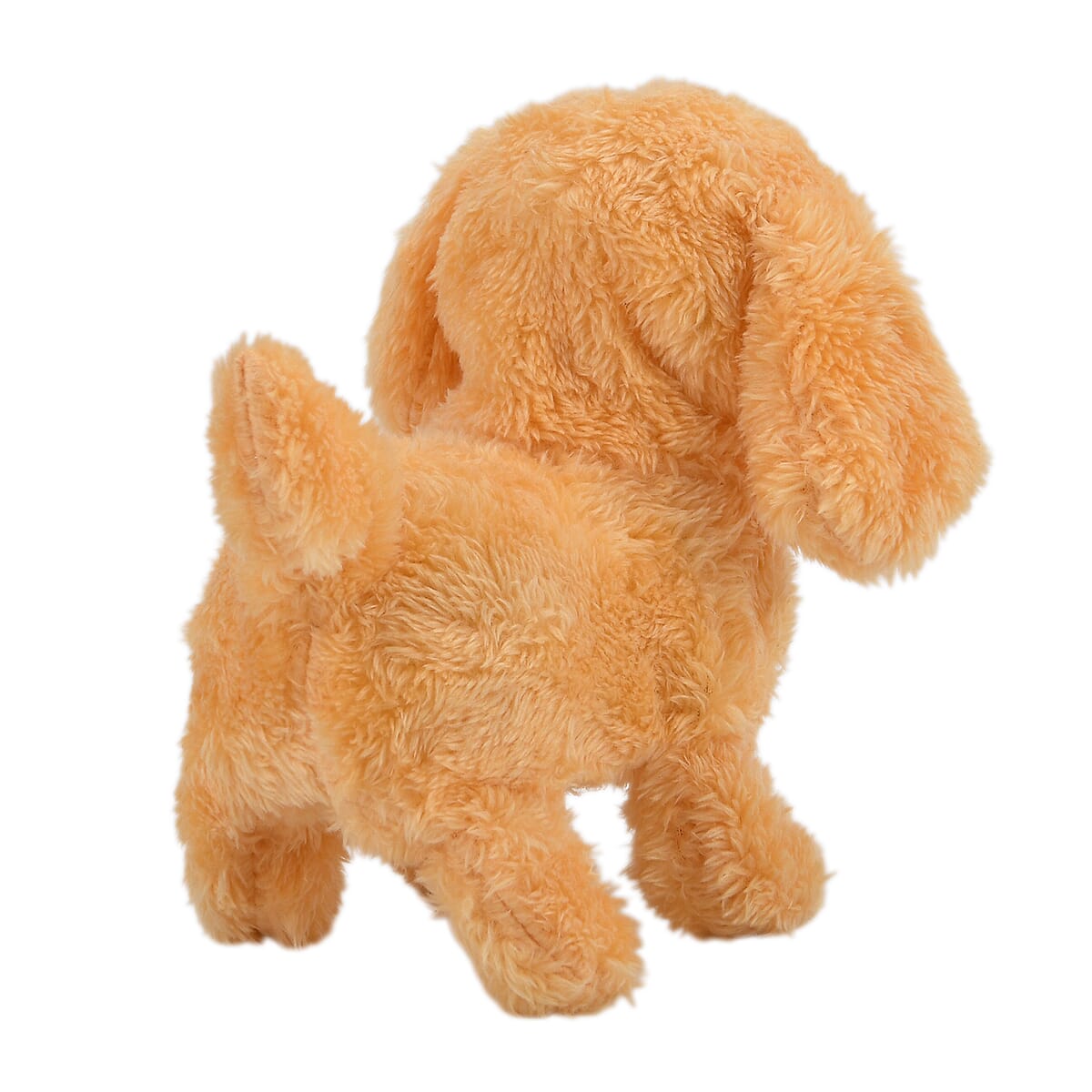 Livmore Yellow Walking Plush Dog Toy (2xAA Battery Not Included) image number 3