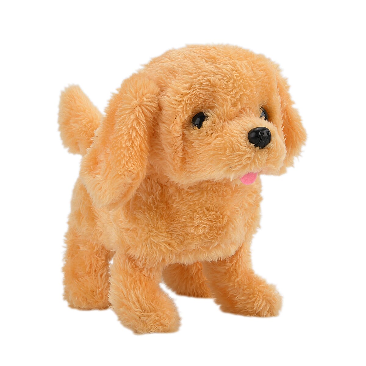 Livmore Yellow Walking Plush Dog Toy (2xAA Battery Not Included) image number 4