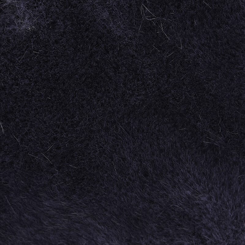Tamsy Dark Purple Faux Fur Gloves with Screen Touch Function