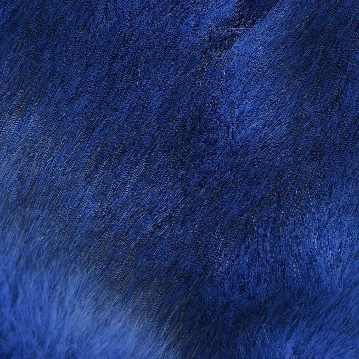 Tamsy Blue Faux Fur Gloves with Screen Touch Function