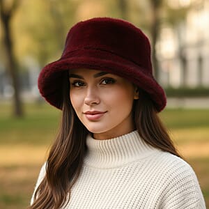 Tamsy Wine Faux Mint Hat