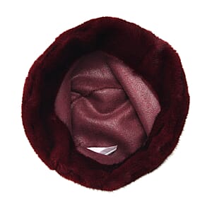 Tamsy Wine Faux Mint Hat