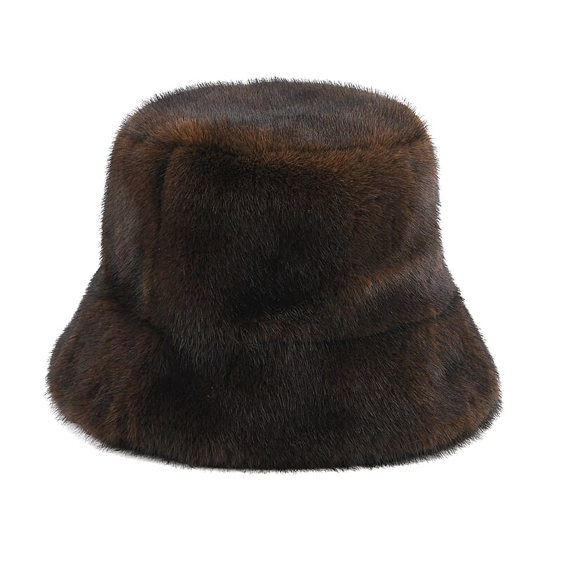 Tamsy Brown Faux Mint Hat (22.8-23.6)