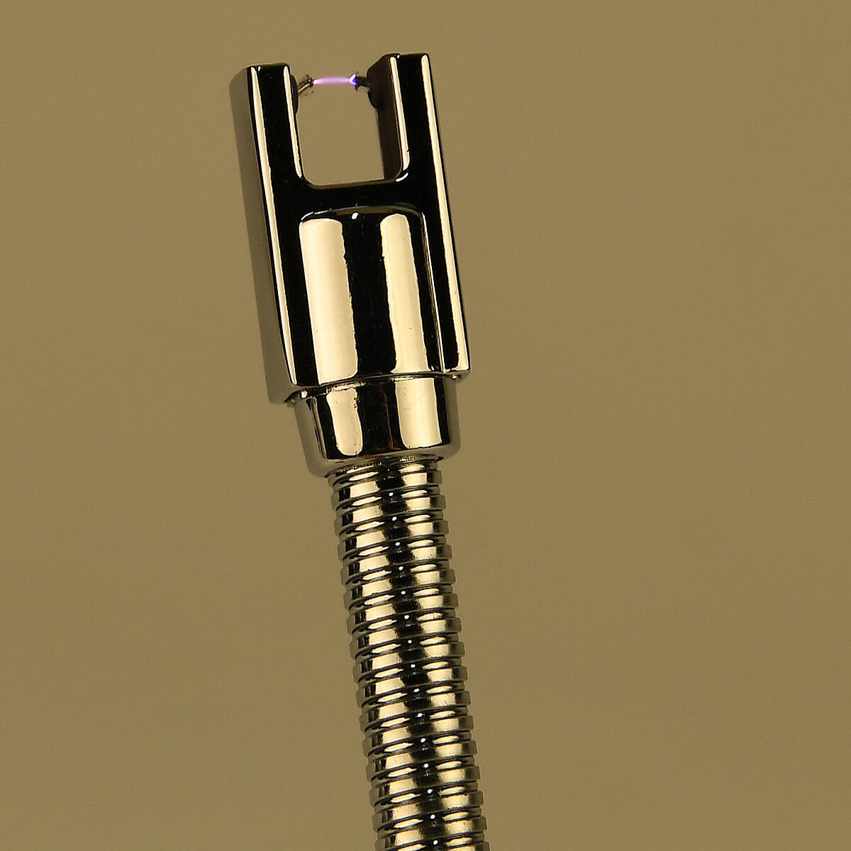 Livmore Rechargeable Flameless Stainless Steel Electric Lighter - Blue image number 1