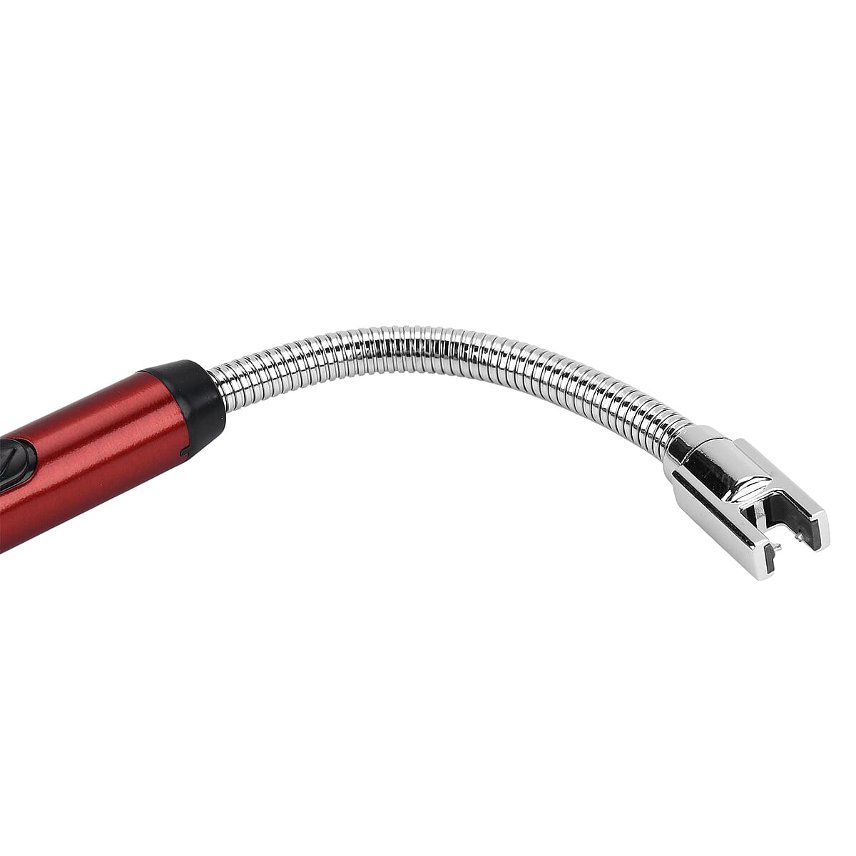 Livmore Rechargeable Flameless Stainless Steel Electric Lighter - Red image number 6