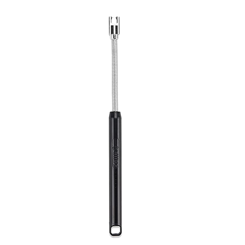 Livmore Rechargeable Flameless Stainless Steel Electric Lighter - Black