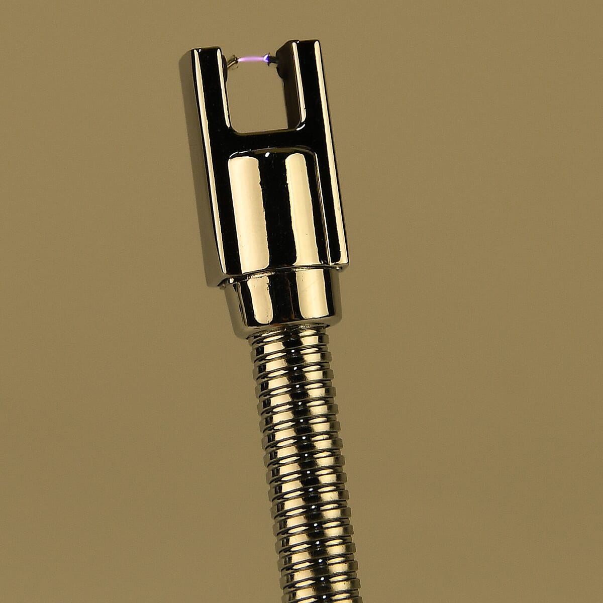 Livmore Rechargeable Flameless Stainless Steel Electric Lighter - Black image number 1