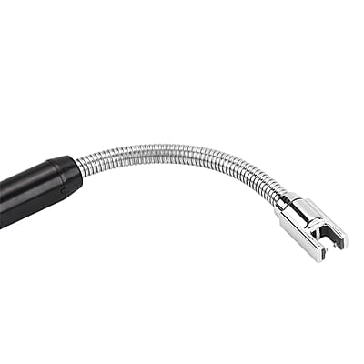 Livmore Rechargeable Flameless Stainless Steel Electric Lighter - Black
