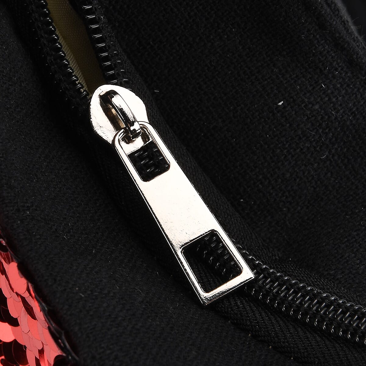 Tamsy Red Sequin Tote Bag image number 5