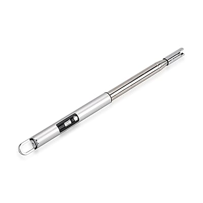 Livmore Rechargeable Flameless Stainless Steel Electric Lighter - Silver