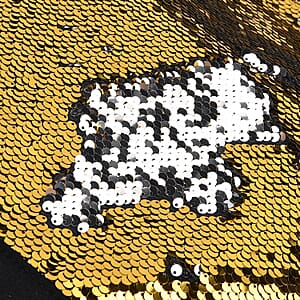 Tamsy Yellow Sequin Tote Bag