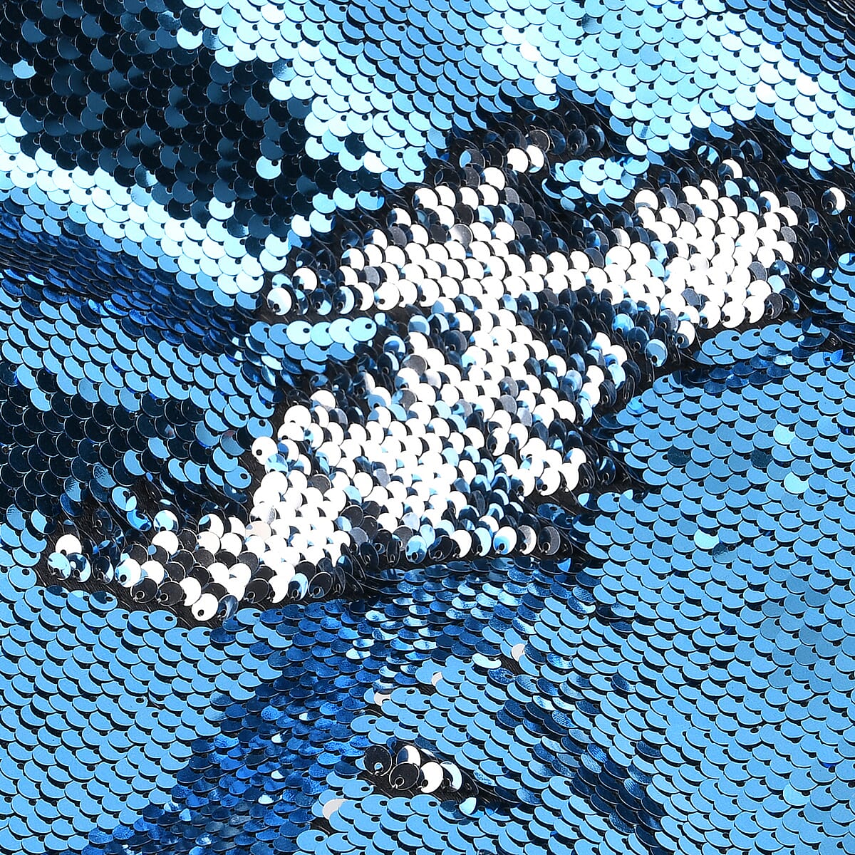 Tamsy Blue Sequin Tote Bag image number 3