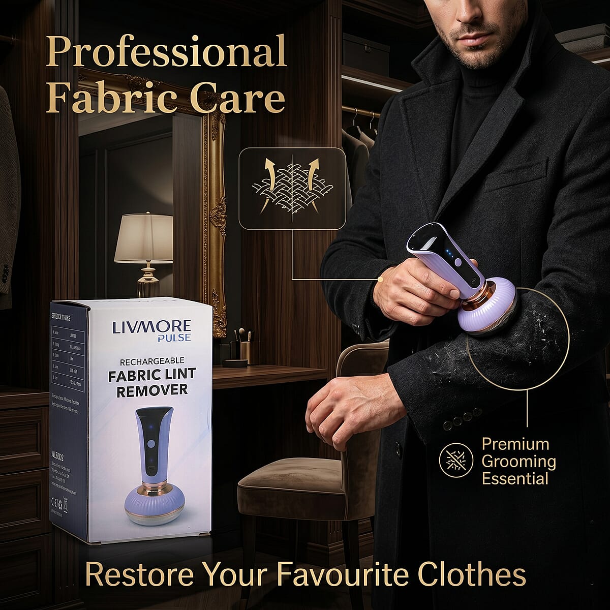 Livmore Lavender Lint Remover image number 3