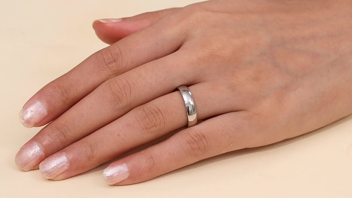 950 Palladium Band Ring (Size 6.0) 3.34 Grams