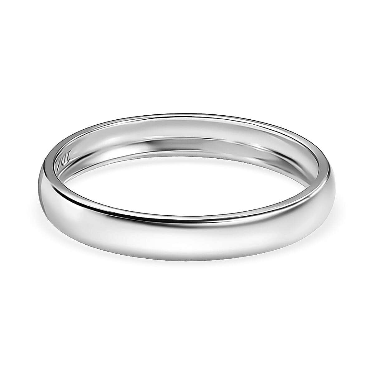 Band Ring in 950 Palladium (Size 6.5) 3.34 Grams image number 4