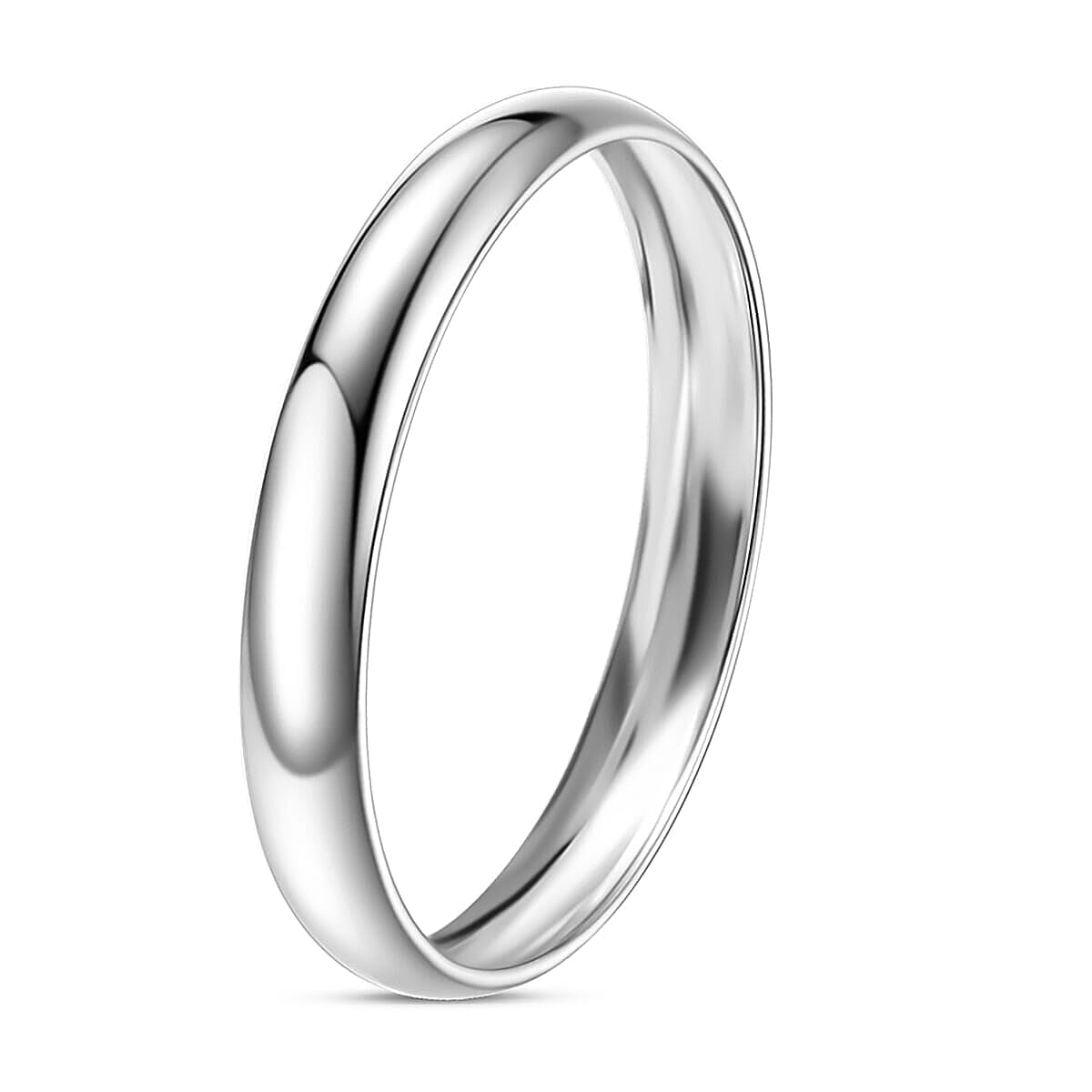 Band Ring in 950 Palladium (Size 8.5) 3.34 Grams image number 3