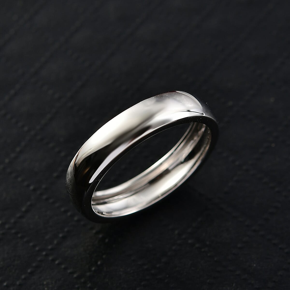 Band Ring in 950 Palladium (Size 9.0) 3.34 Grams image number 1
