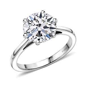 IGI Certified Luxuriant Lab Grown Diamond 3.02 ctw Solitaire Ring in 950 Palladium (Size 6.0)
