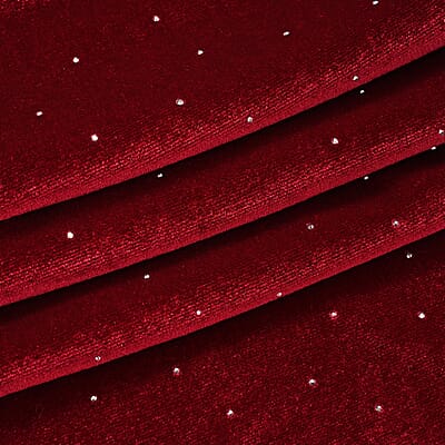 Tamsy Wine Crystal Embellishments Glitter Long Pant - One Size Fits Most