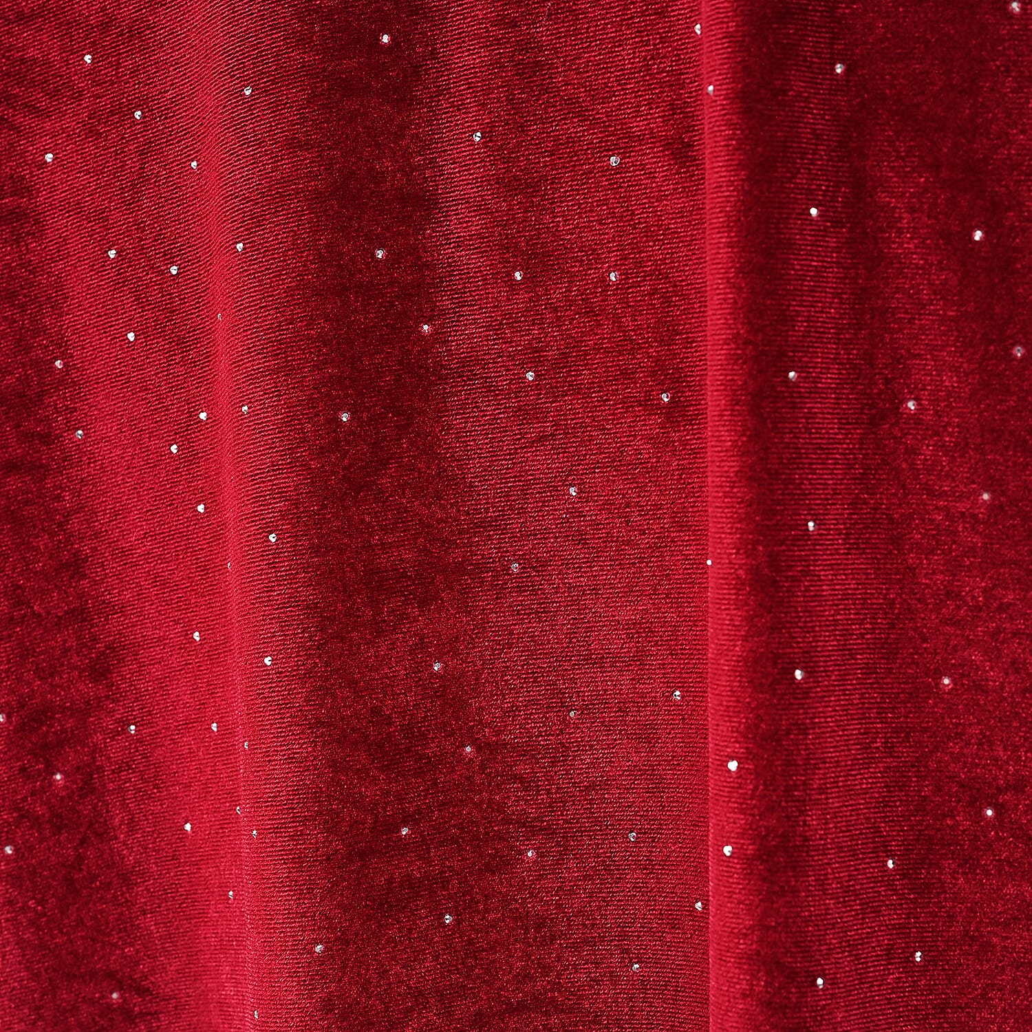 Tamsy Wine Sparkling Crystals Glitter Long Top - One Size Fits Most