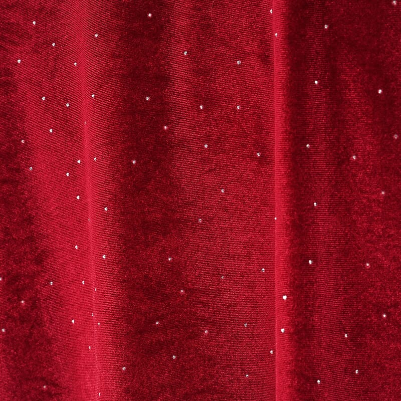 Tamsy Wine Sparkling Crystals Glitter Long Top - One Size Fits Most