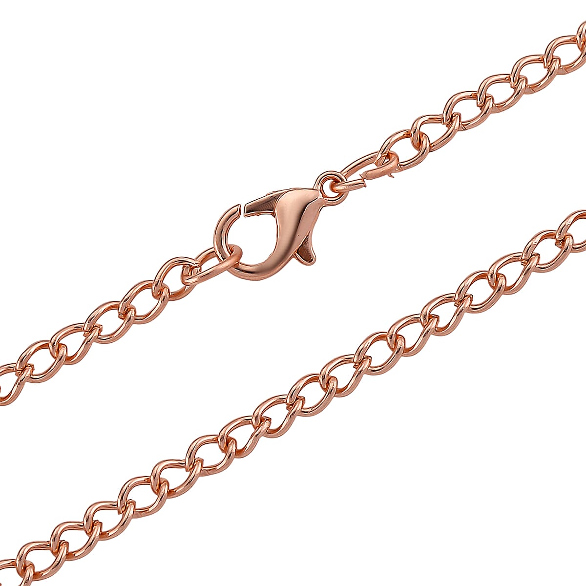 Strada Rotating Green Murano Style Japanese Movement Pocket Watch with Chain (36 Inches) in Rosetone image number 7