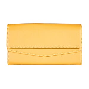 Passage Cowhide Faux Leather 2 Flap Wallet