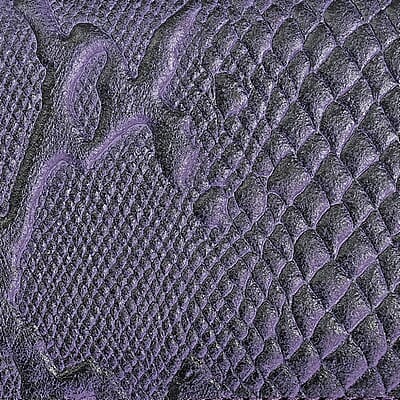 Tamsy Purple Python Print Genuine Leather with RFID Wallet
