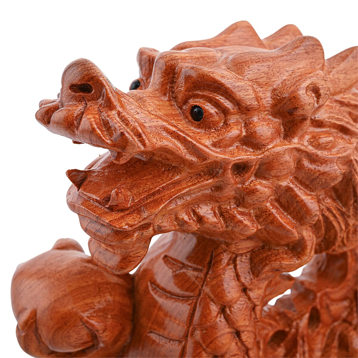 Livmore Dragon Wooden Sculpture 11.81 Inches image number 4
