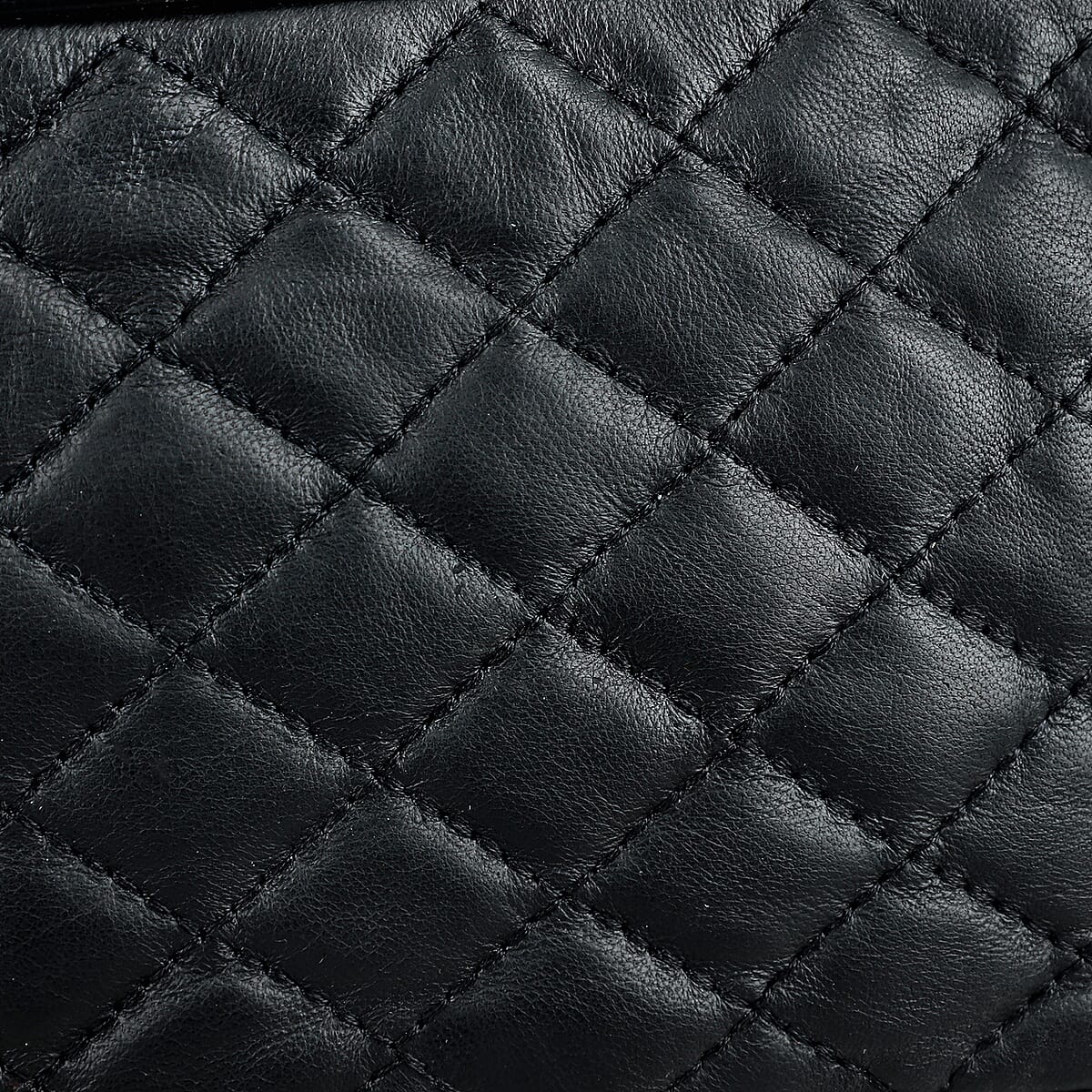 Tamsy Black Genuine Leather Fanny Pack with RFID Protection (17.5"x6.5") image number 7