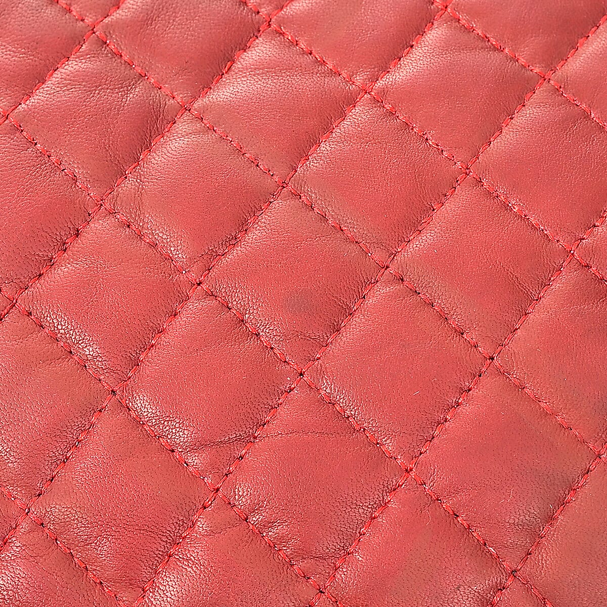 Tamsy Red Genuine Leather Fanny Pack with RFID Protection image number 7