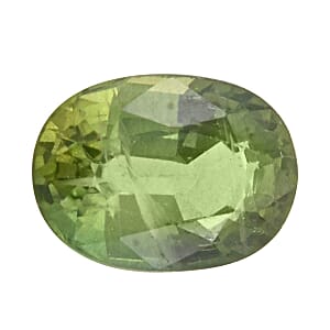 AAAA Green Sapphire (Oval 6x5 mm) 0.90 ctw