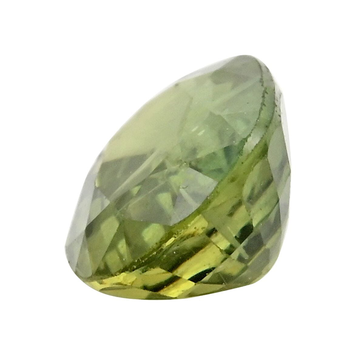 AAAA Green Sapphire (Oval 6x5 mm) 0.90 ctw image number 1