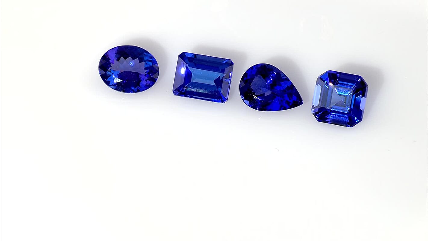 Certified & Appraised Asscher Cut AAAA Tanzanite (Sqr Free Size) 6.00 ctw