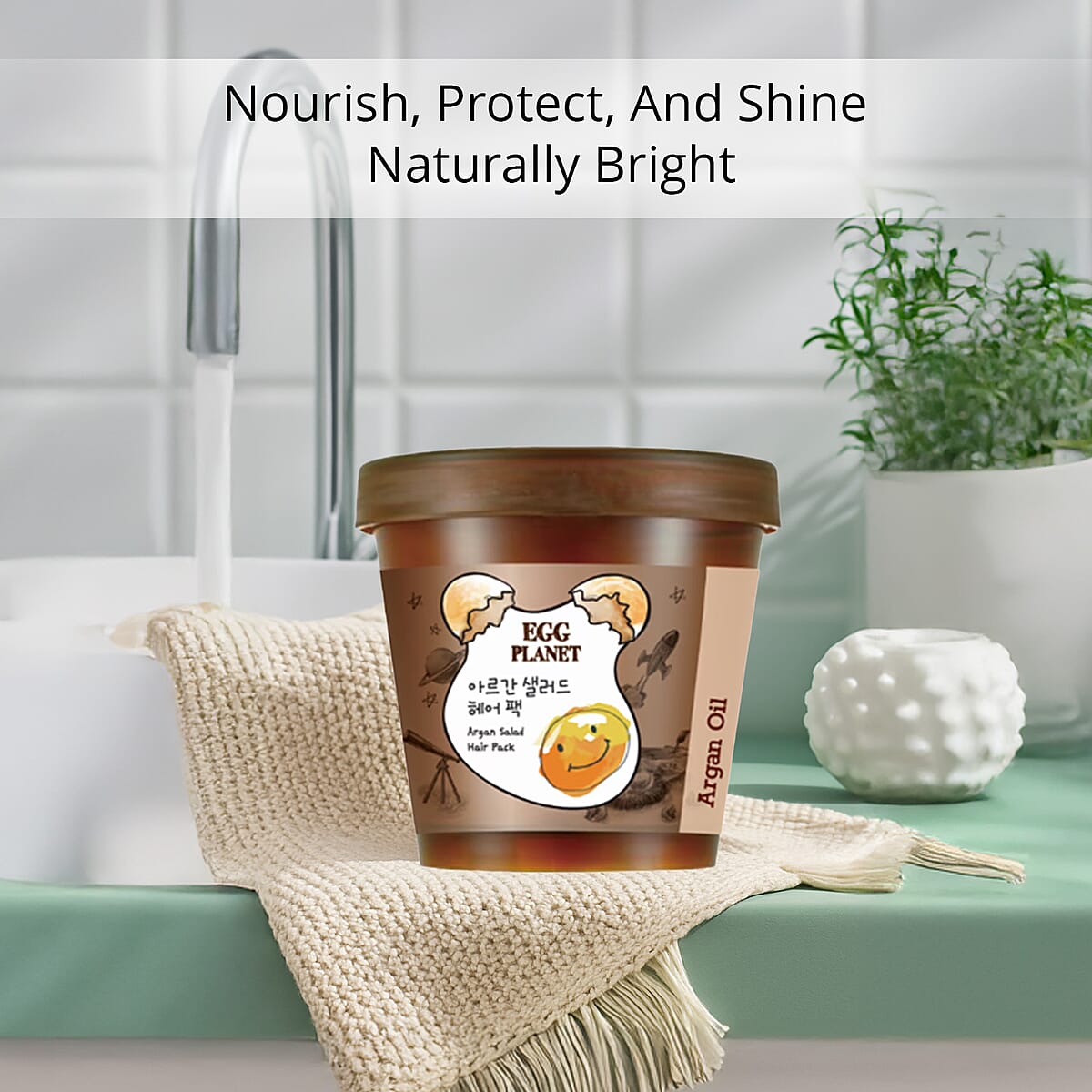 Daeng Gi Meo Ri Egg Planet Argan Hair Pack (6.7oz) image number 4