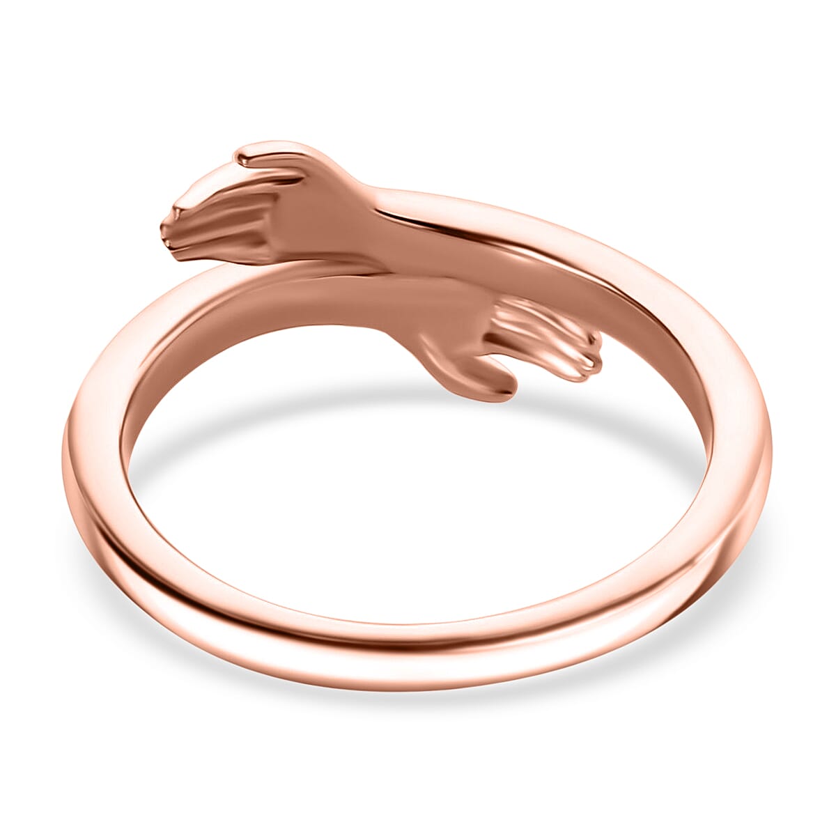 D'Joy Natural Pink Diamond (I3) Accent Ring in 18K Vermeil Rose Gold Over Sterling Silver (Size 6.0) image number 4