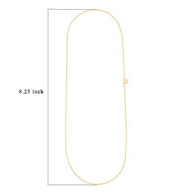 Rope Chain Necklace in 24K Yellow Gold 2.90 Grams 20 Inches