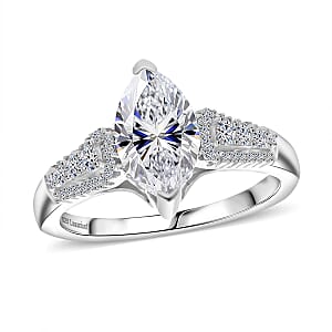 Luxuriant Lab Grown Diamond G-H SI 2.00 ctw Quiet Brilliance of Celestial Light Ring in Rhodium Over Sterling Silver (Size 9.0)